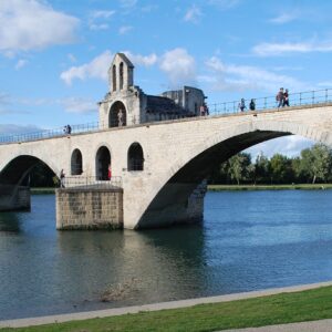 Chapel bridge Avignon in Provence