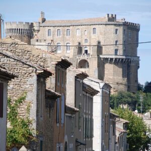 Fortress at vaison la Roamine in Provence France