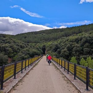 Cycling the greenway trackbed in Spain's Basque region