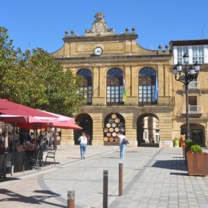 La Rioja wine country capital Haro in Green Spain